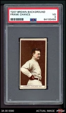 1912 T207 Frank Chance   Cubs HOF PSA 3 - VG