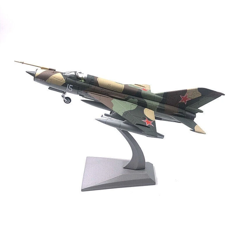 1:72 Soviet Mikoyan MIG-21 Fishbed Fighter Model Diecast Military Collection Toy - Image 3 of 4