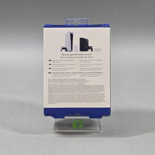 New Seagate Portable Playstation Game Drive 5TB USB-C HDD SRD0LF0 - Afbeelding 2 van 5
