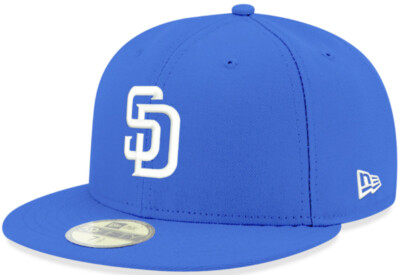 New Era San Diego Padres Light Royal Cap 59Fifty Fitted MLB Limited Edition 