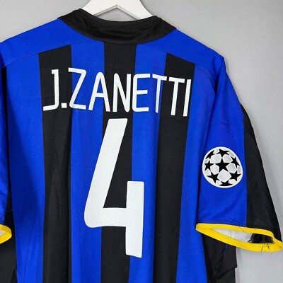 INTER MILAN 2002 2003 HOME FOOTBALL SHIRT SOCCER JERSEY NIKE #4 J