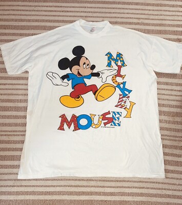 Single Stitch Vintage Mickey Mouse T Shirt