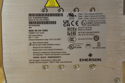Alimentatore Industriale Emerson SOLA/HD SDN 40-24-100C - Usato Con Garanzia 30gg