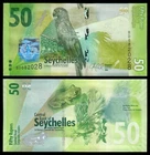 Seychelles 50 Rupees 2016 Pick 49 SC = UNC