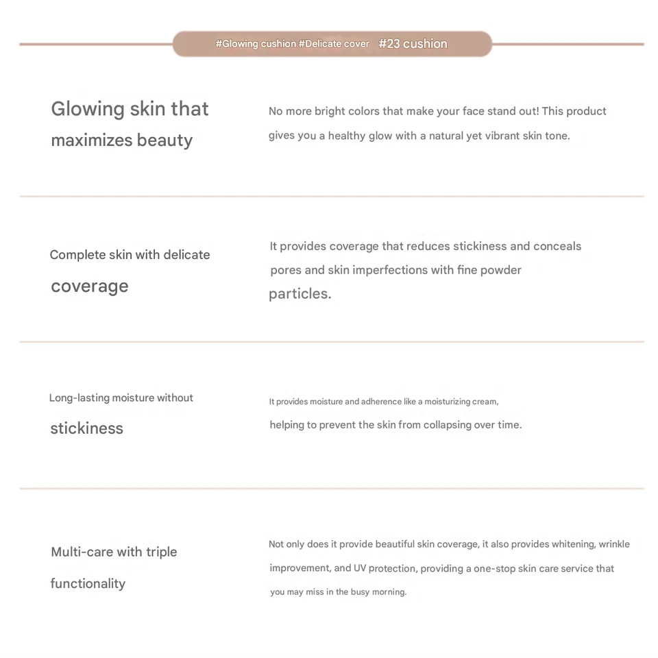 Dr. Hedison Miracle Cushion (SPF50+ PA+++) #23 #21 Natural 15g + Refill 15g - Image 3 of 4