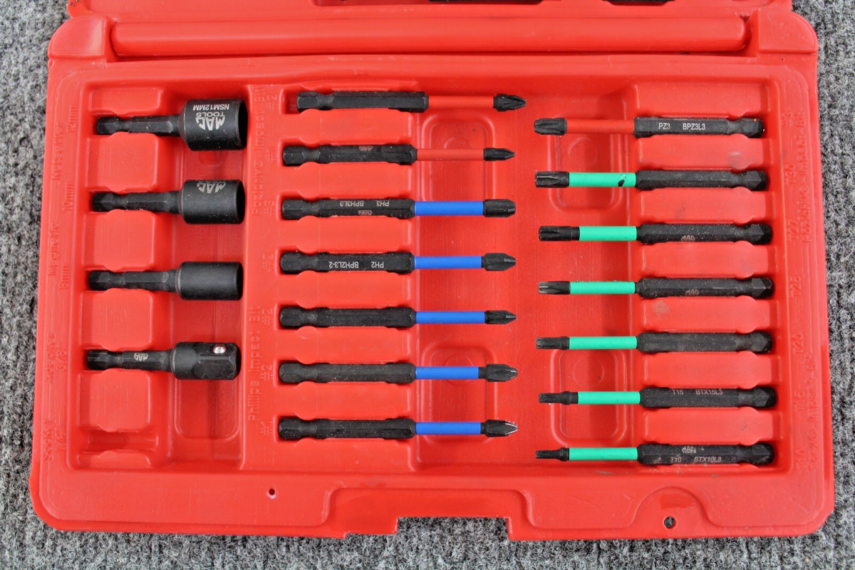 Mac Tools 32-PC. Long Power Bit Set SD33KL (Preowned) | eBay