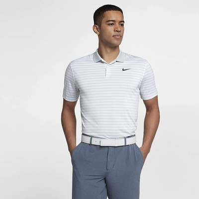 nike men's dry victory stripe polo