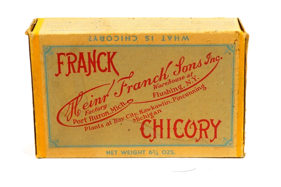 Franck Chicory 1890s UNUSED Chicory Coffee Spice Port Huron MI Heinr Franck Sons - Image 3 of 4