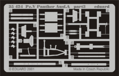 35424 EDUARD 1/35 Armor Pz V Panther Ausf A German medium tank  for TAMIYA