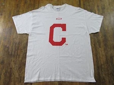 CHEVROLET Big C Logo #1 Baseball S/S White T Shirt Size XL