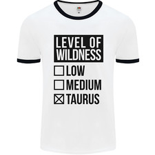 Levels Of Wildness Taurus Uomo Ringer T-Shirt