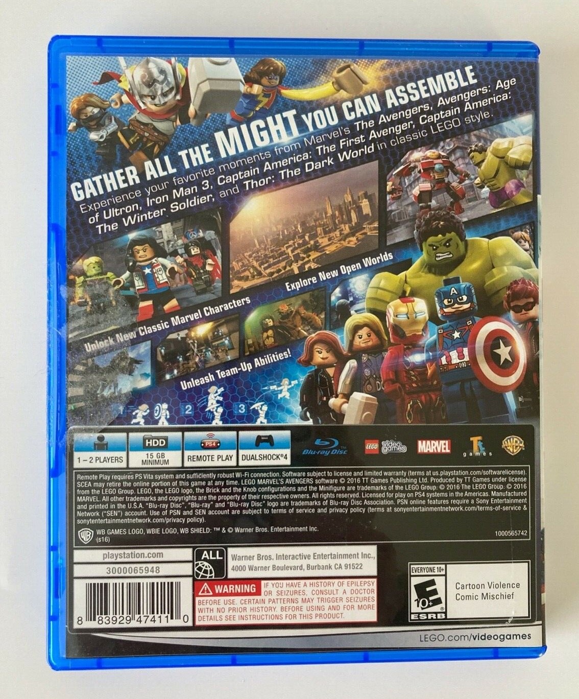 lego avengers ps4