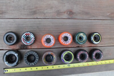 Seismic G-Wheels Hyper Rollo Longboard W2 Vintage Skateboard Wheels Lot of 12