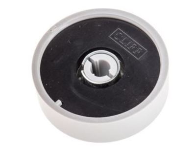 RS Pro Potentiometer Regler, Encoder Regler Typ, 38,6 mm Reglerdurchmesser, grau verzahnt