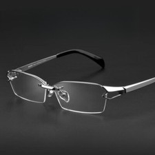 Luxury Pure Titanium Reading Glasses Half Rim Glasses 175 225 275 325 375