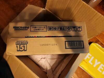 Pokemon Japanese 151 Booster Box Case (12) New Factory