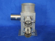 Air flow distribution box, 1x4"+3x2" connectors, for exhaust air collection, 