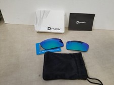 Dynamix Polarized Replacement Lenses for Oakley Flak Jacket XLJ -Emerald Green