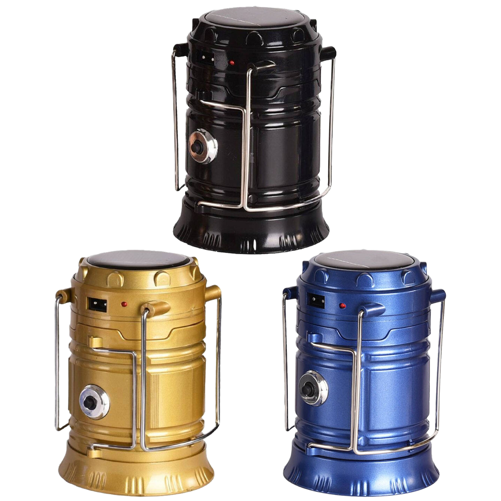 1pc Extendable Electric Camping Lantern with 3 Lighting Modes for Outdoor