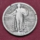 1918 S Standing Liberty Quarter 25c Circulated #43657