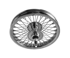 OG LOWRIDER CLASSIC BIKE BICYCLE 12" 52 Spoke FRONT Wheel 14G Chrome