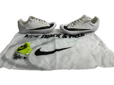 Nike Zoom Rival Lace Up Track  Field Spikes Shoes White Men 4.5 Wmn 6 DC8753100