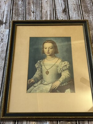  Saar Princess Donna Maria De Medici  Print matted and framed
