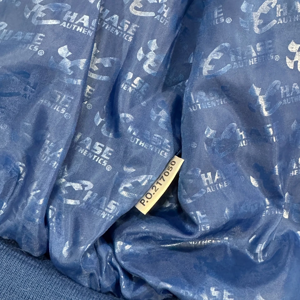 Chaqueta de Carreras Vintage Años 90 Chase Michael Waltrip Nascar Azul Napa Para Hombre Talla XL Foto 4 de 4