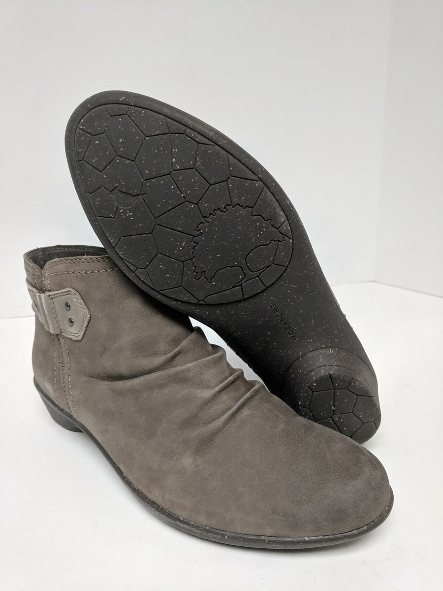 Rockport Cobb Hill Nicole Ankle Boots Stone Womens 10 M eBay