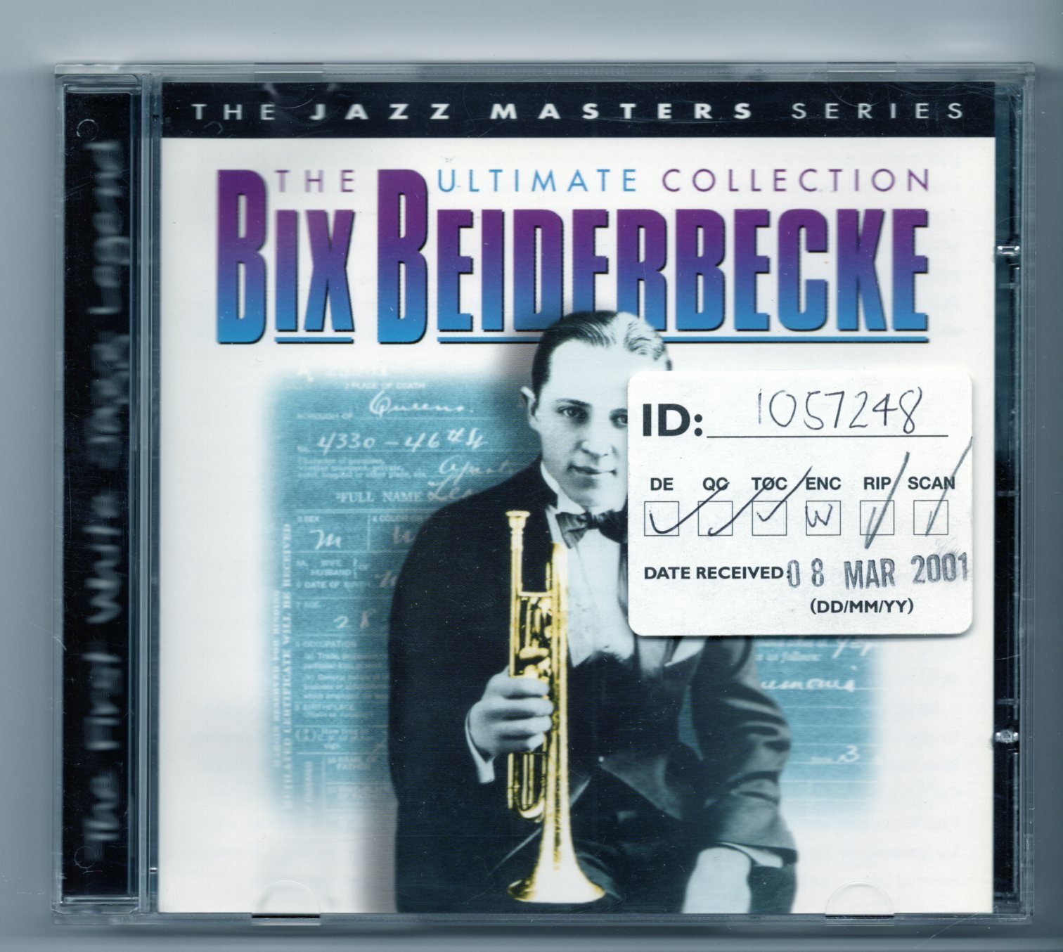 (JG750) Bix Beiderbecke, The Ultimate Collection - 1999 CD