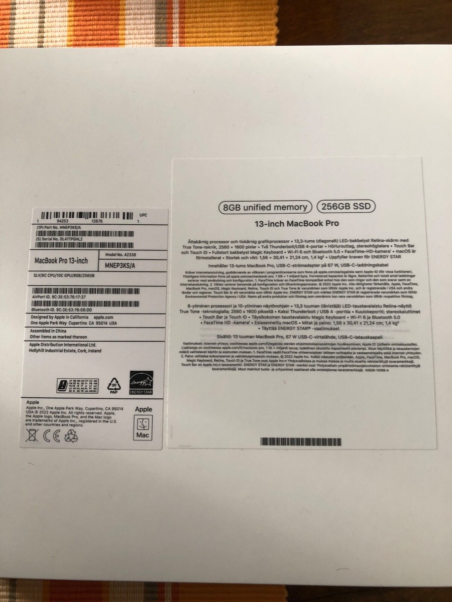 Apple MacBook Pro 13.3 Apple MacBook Pro 13.3
