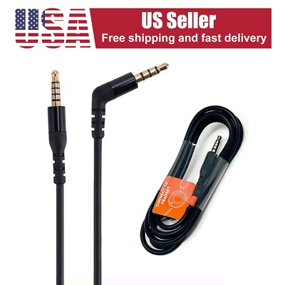 Audio Cable with 3.5mm Jack for SteelSeries Arctis Nova 1/1P Wired Headphones