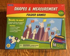 Lakeshore Shapes  Measurements Folder 10 Games HH464 Learning BRAND NEW SEALED