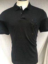 Express Polo Mens - Black w/Large Black Express Emblem - Large - NWT 36