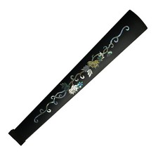 4/4 Violin ebony fingerboard Inlaid Flower Fretboard Parts Abalone Shell Conch