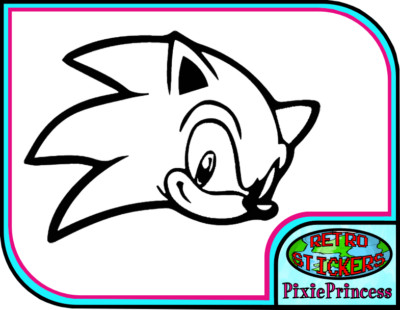 Sonic Igel Sega I Vinyl Aufkleber Auto Bin Plakat Schlafzimmer Wand Fenster Game