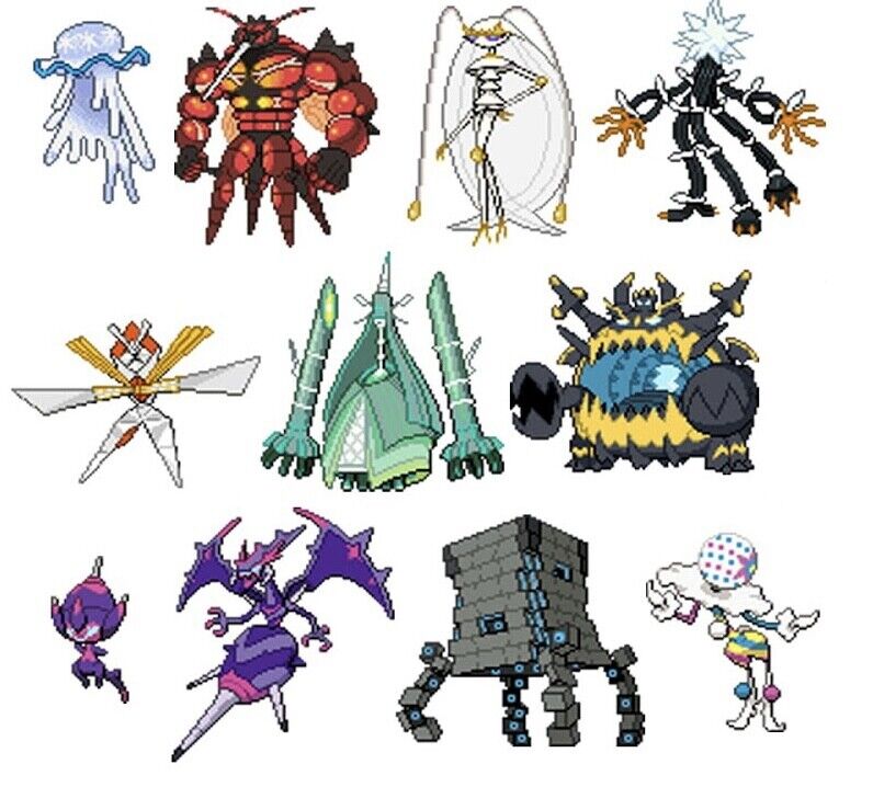 Shiny Ultra Beasts Pack 6IV Pokemon Sword Shield Pokemon Home Ultra Chimeras