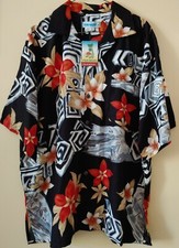 Vintage Hawaiian Shirt Fun Wear - NWT - Size L - 100 Rayon