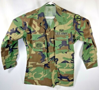US Army Military BDU Coat/Top NYCO M81 Woodland Camo Jacket