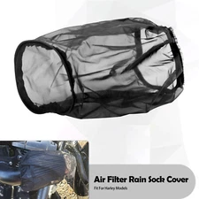 Breathable Air Filter Cleaner Rain Sock Protective Cover Fit For Harley Dyna