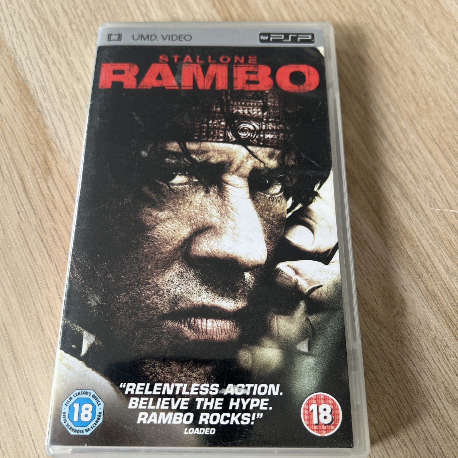 PSP UMD Movie - RAMBO (2008) VGC Freepost Uk