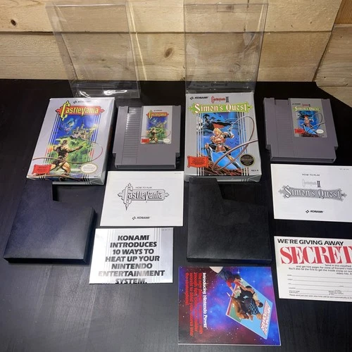 New ListingCastlevania 1 Castlevania 2 Simons Quest NES Nintendo Authentic CIB GC👀
