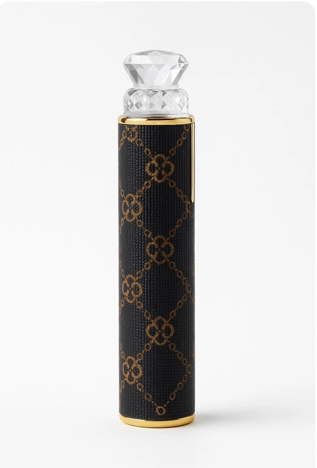 Luxury Brown Toothbrush with Case – Soft Bristles, Gold Details, Elegant Design - Image 2 of 2