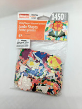 Roylco Jumbo Sticky Shapes 1450 Stickers Classroom Craft Foam Shapes No. 100