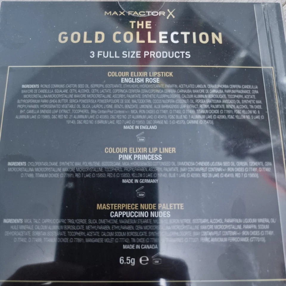 Max Factor The Gold Collection Gift Set, New & Unopened - Image 4 of 4