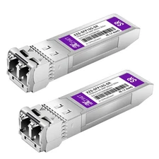 10GBASE-SR SFP+ Transceiver, 10G SFP+ to LC Multimode Fiber Module Compatible...