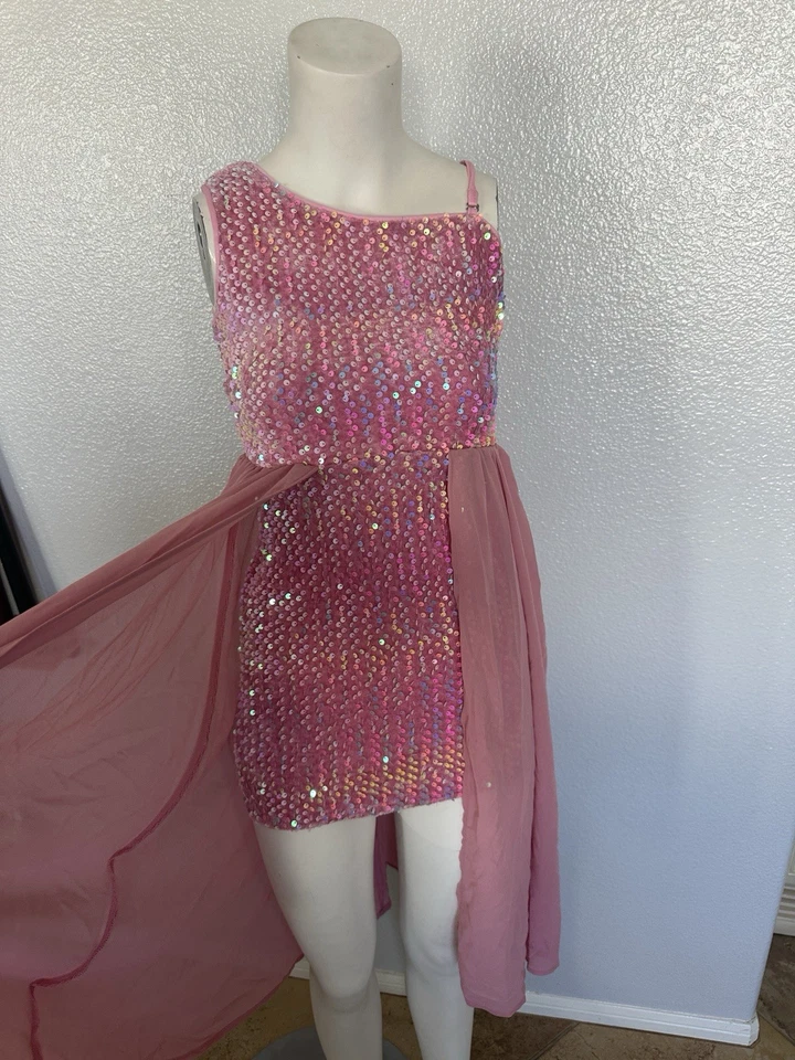 Maxi Vestido Mameluco Niñas Floral Encaje Estrás Maxi Vestido Fiesta de Cumpleaños Vestido Foto 2 de 4