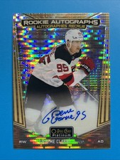 2024-25 OPC Platinum Graeme Clarke Seismic Gold Auto #/25 Rookie