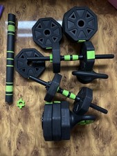 Multi-Function 6-in-1 Home Gym Weight Set 20KG Adjustable Free Weights
