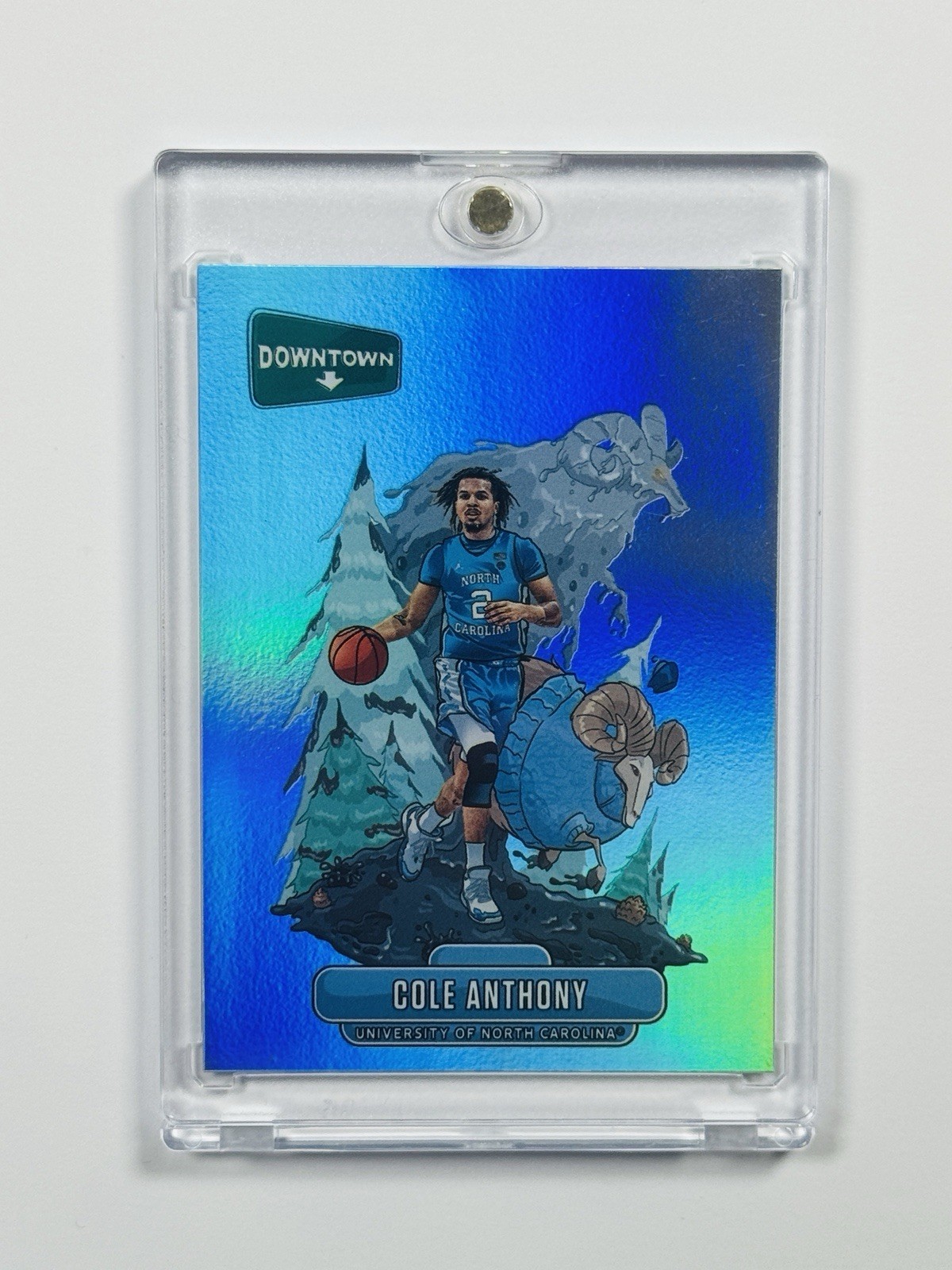 2020 PRIZM DRAFT PICKS COLE ANTHONY #D-3 DOWNTOWN